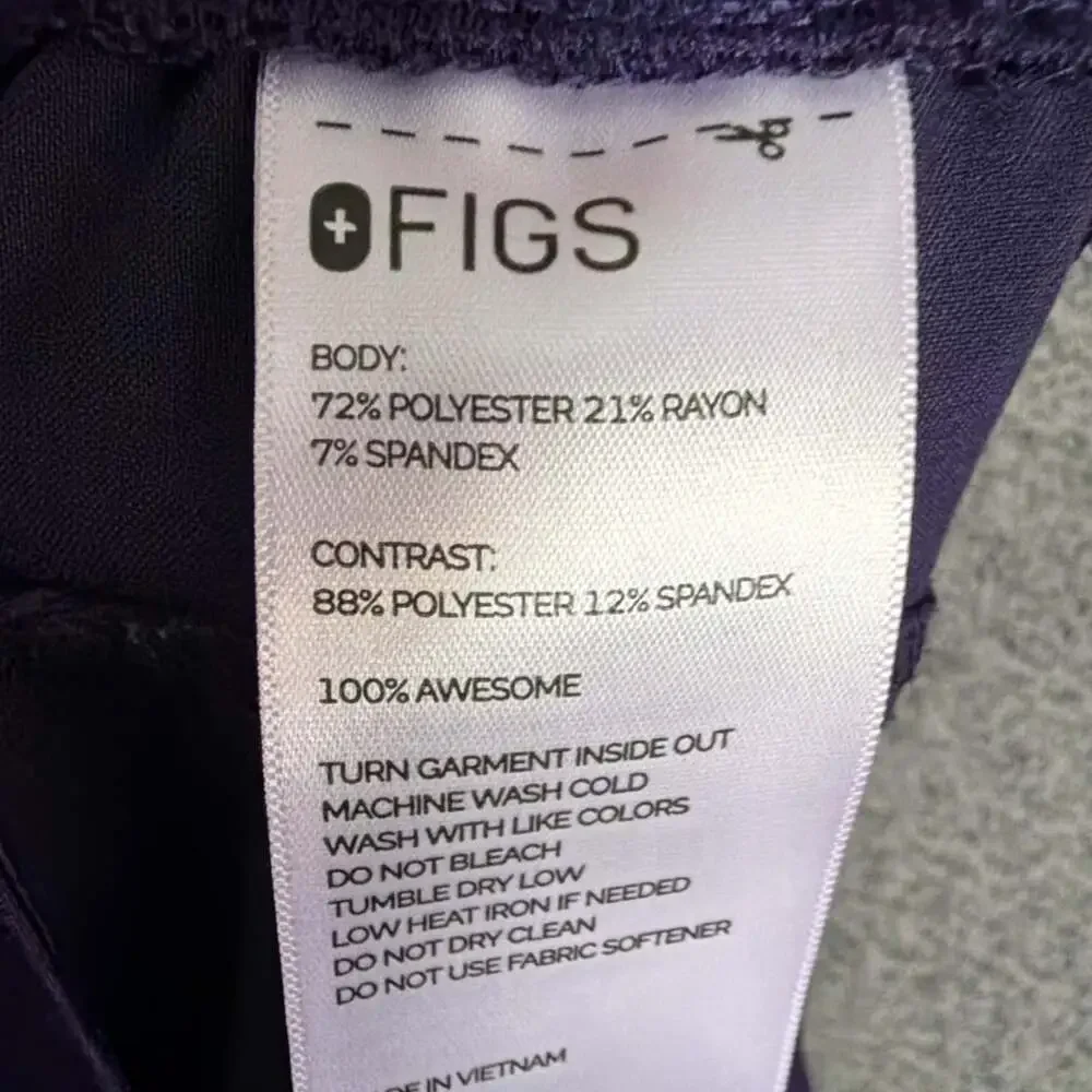 Figs Women’s Size 4XL #4209 Purple Kade Straight Leg Scrub Pants